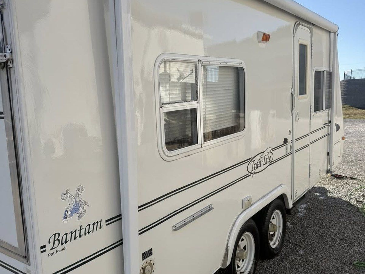 After — Travel trailer fully detailed